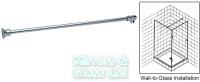 Glass Shower Screen Top Bar Support 6mm-8mm Glass