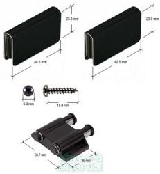 Black Double Strike Plate Kit