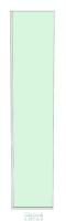 Shower Screen 400mm x 1900mm