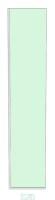 8mm Shower Screen 400mm x 2000mm
