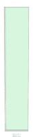 8mm Clear Glass Shower Screen 400mm x 2100mm