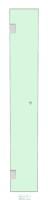 Shower Door 200mm x 2000mm