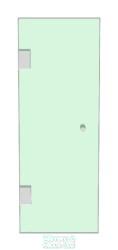 Shower Door 450mm x 1100mm