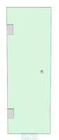 Shower Door 450mm x 1200mm