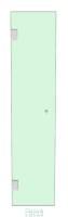 Shower Door 400mm x 1800mm