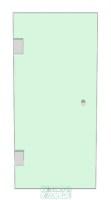 Shower Door 550mm x 1100mm