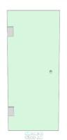 Shower Door 500mm x 1200mm