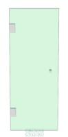 Shower Door 500mm x 1300mm