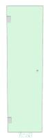 Shower Door 550mm x 2000mm