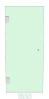 Shower Door 600mm x 1400mm