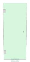 Shower Door 600mm x 1500mm