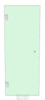 Shower Door 600mm x 1700mm