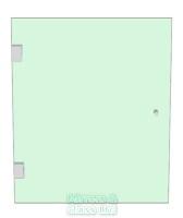 Shower Door 950mm x 1100mm